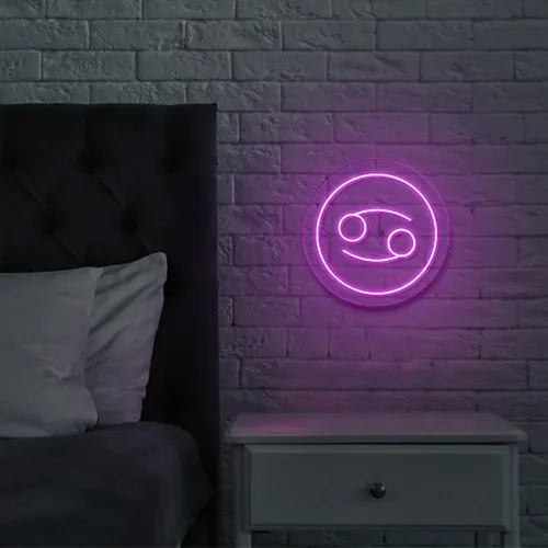 Cancer Neon Sign - Custom Socks Now
