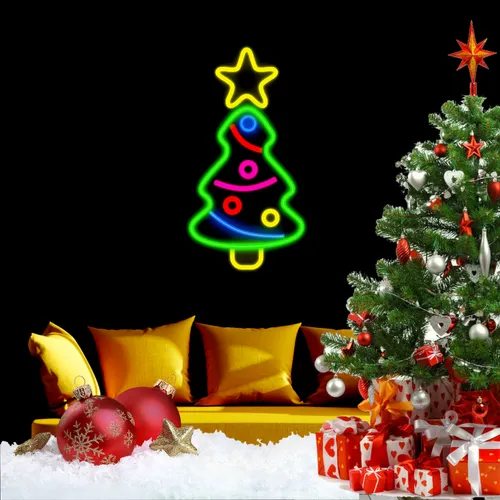 Cute Christmas Tree Neon Sign