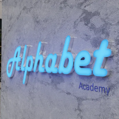 Rimless Frontlit Letters - Custom Socks Now