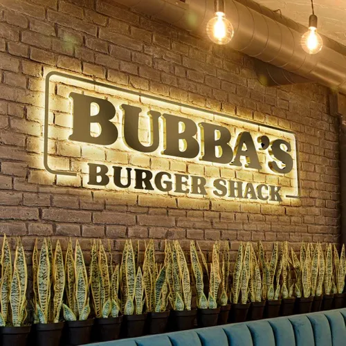 Back Lit Sign - Custom Socks Now