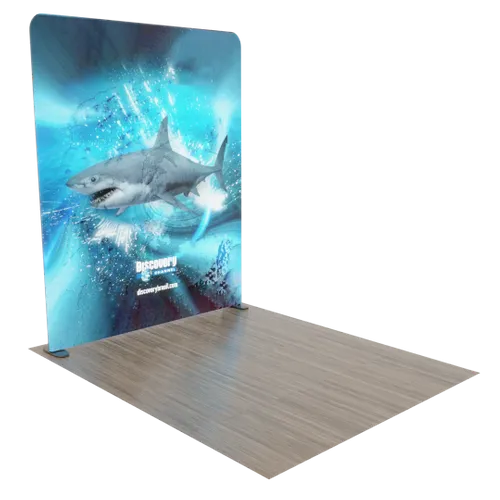 Custom Backlit Trade Show Display Tension Fabric 8' x 8' - Custom Socks Now