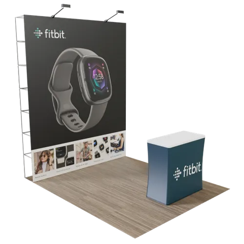 Custom Pop Up Trade Show Display 8' x 8' (ft) - Custom Socks Now