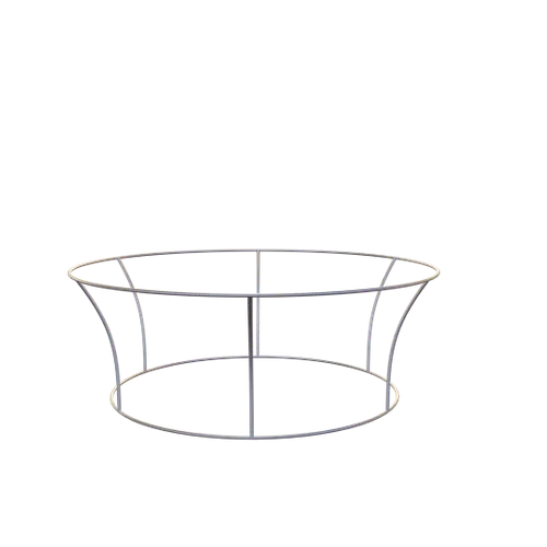 Custom Tapered Circle Personalized Trade Show Hanging Signs - Custom Socks Now