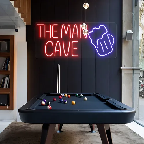The Man Cave Neon Sign - Custom Socks Now