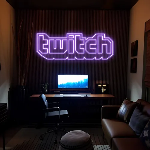Twitch Neon Signs - Custom Socks Now