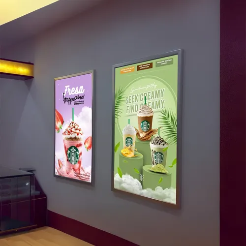 Aluminum Photo Frame Slim light Box - Custom Socks Now