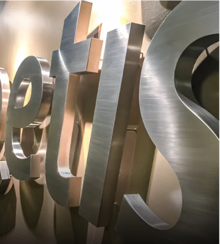 Stainless Steel Signs - Custom Socks Now