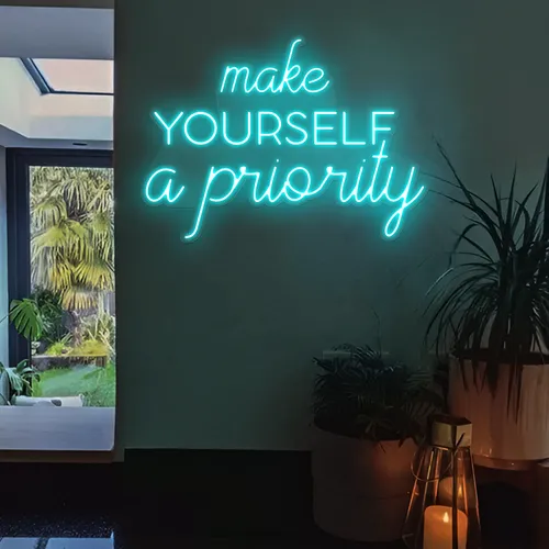 Quotes Neon Sign - Custom Socks Now