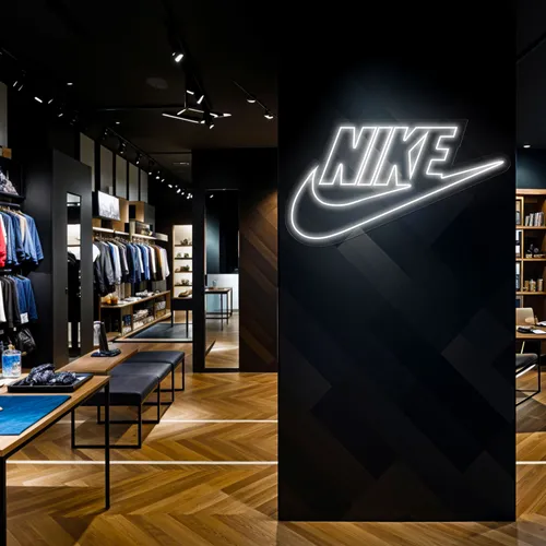 Nike Neon Sign - Custom Socks Now
