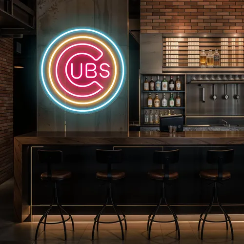 Cubs Neons Sign - Custom Socks Now