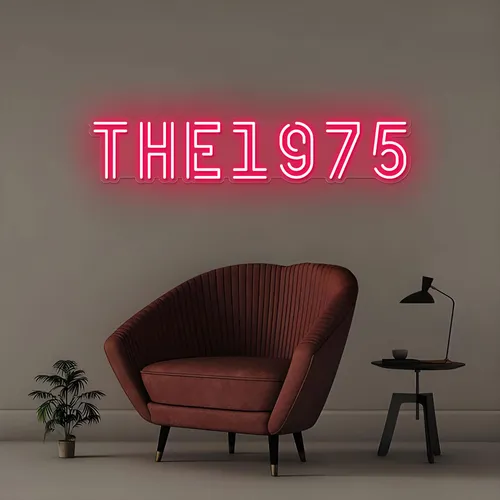 The 1975 Neon Sign - Custom Socks Now