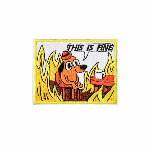 This is Fine Patch - Custom Socks Now