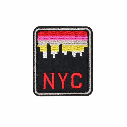 New York City Skyline Patch - Custom Socks Now