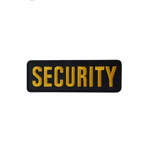 Black and Yellow Security Patch - Custom Socks Now