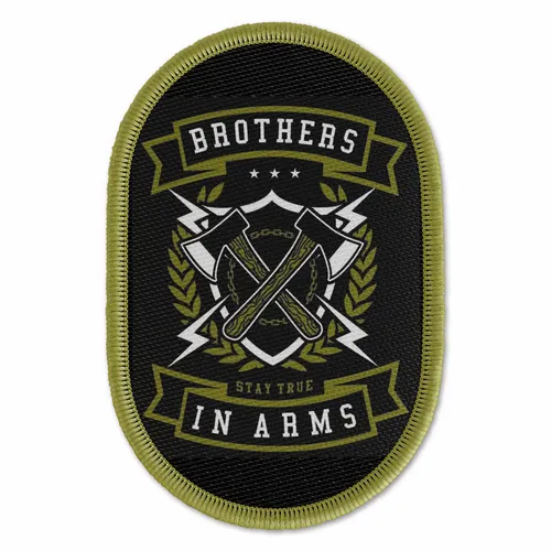 Brothers In Arms Military Patch - Custom Socks Now