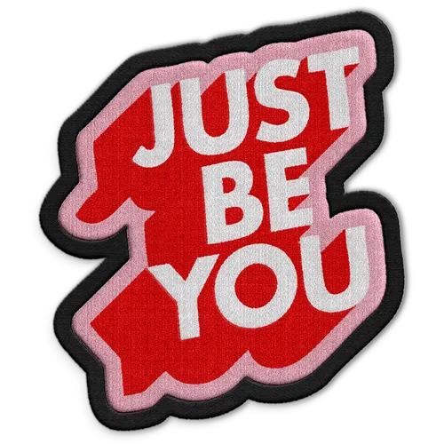 Just Be You Hat Patch - Custom Socks Now