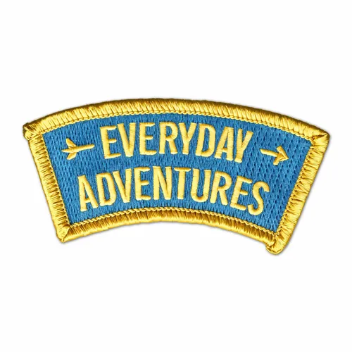 Everyday Adventures Iron On Patch - Custom Socks Now