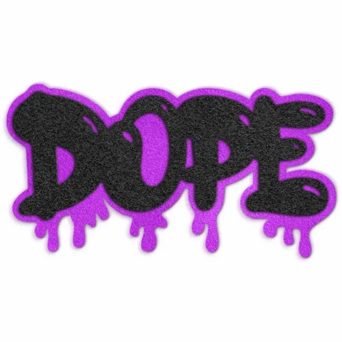 Dope Letterman Jacket Patch - Custom Socks Now