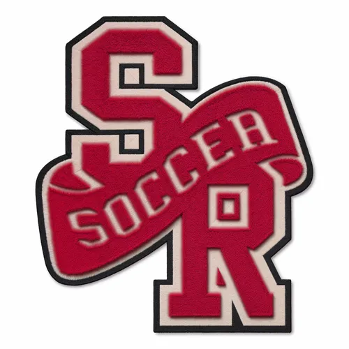 SR Soccer Letterman Jacket Patch - Custom Socks Now