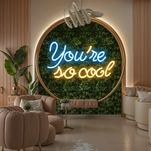 You're So Cool Neon Sign - Custom Socks Now