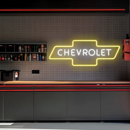Chevy Neon Signs - Custom Socks Now