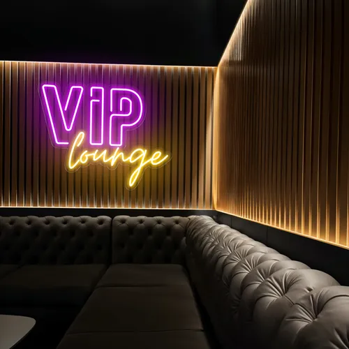VIP Lounge Neon Signs - Custom Socks Now