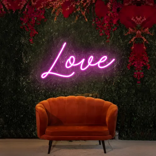 Dreamy Love Neon Sign - Custom Socks Now
