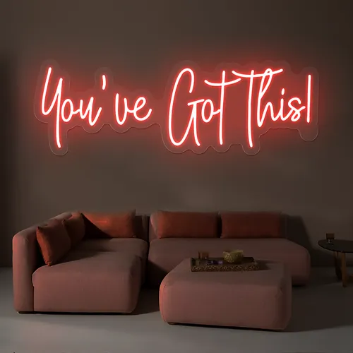 You've Got This Neon Sign - Custom Socks Now