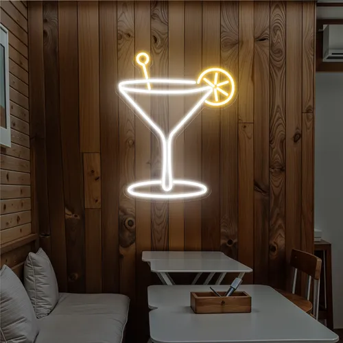 Glow Glass Neon Sign - Custom Socks Now