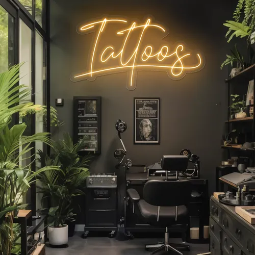 Glow Ink Tattoos Neon Sign
