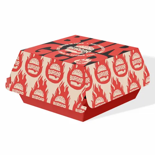 Hamburger Box - Custom Socks Now
