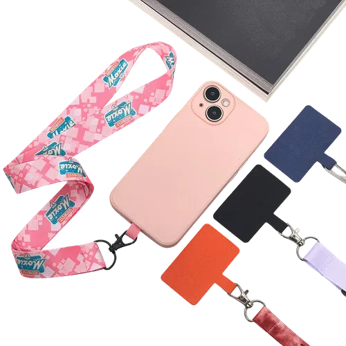 Lanyard & Blank Insert Phone Wallet - Custom Socks Now