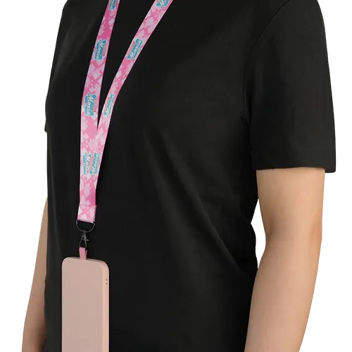 Lanyard & Blank Insert Phone Wallet - Custom Socks Now