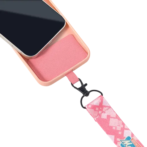 Lanyard & Blank Insert Phone Wallet - Custom Socks Now