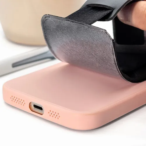 Leather Phone Wallet with Hand Grip - Custom Socks Now