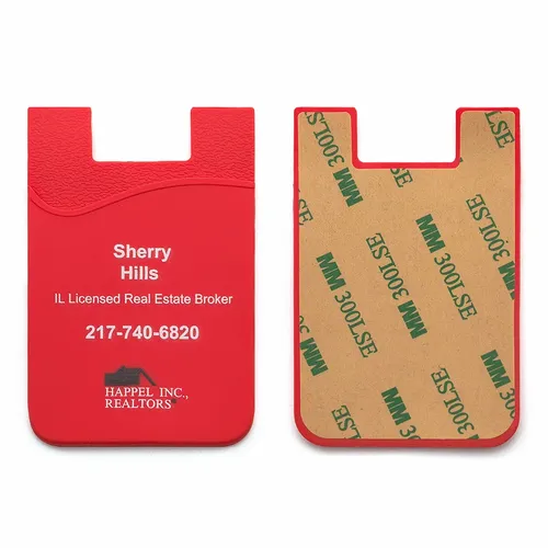Silicone Phone Wallet Card Holder - Custom Socks Now