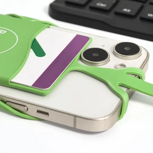 Lanyard Silicone Phone Wallet Holder - Custom Socks Now