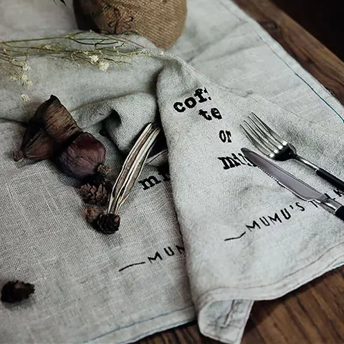 Linen Towels - Custom Socks Now