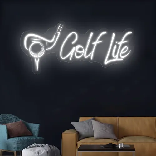 Golf Life Neon Sign - Custom Socks Now