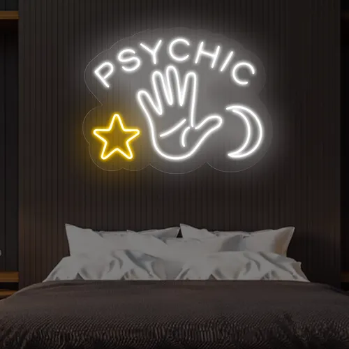 Psychic Neon Signs - Custom Socks Now