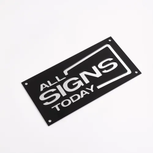 Engaraved Acrylic Sign - Custom Socks Now