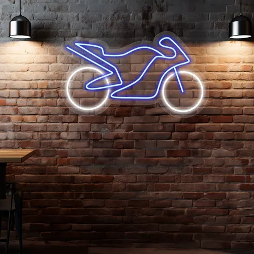 Custom Motorcycle Neon Signs - Custom Socks Now