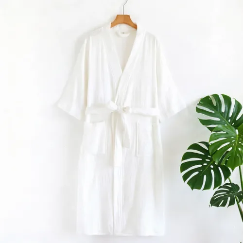 4 Layer Gauze Cotton Bathrobes - Custom Socks Now