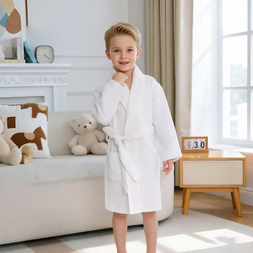Custom Kids Waffle Robes - Custom Socks Now