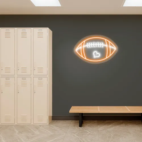 Custom Football Neon Signs - Custom Socks Now