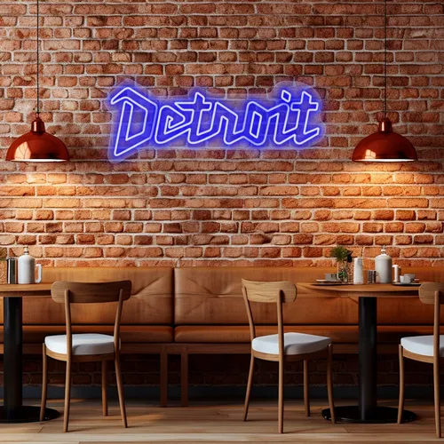 Custom Neon Signs Detroit - Custom Socks Now