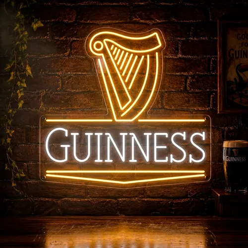 Custom Guinness Neon Signs - Custom Socks Now
