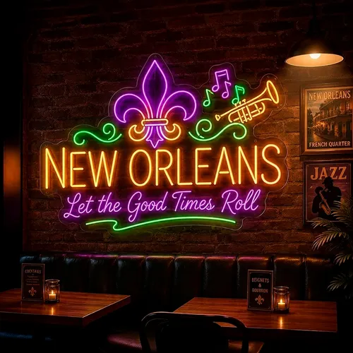Custom Neon Signs New Orleans - Custom Socks Now
