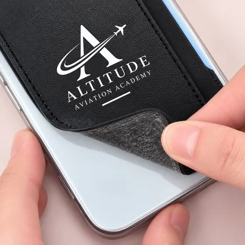 Leather Phone Wallet with Side Slit - Custom Socks Now