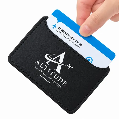 Leather Phone Wallet with Side Slit - Custom Socks Now